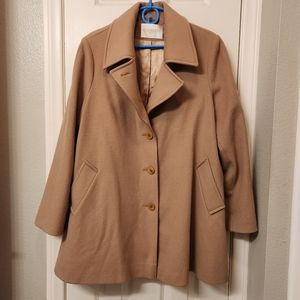 Fleurette wool coat size 16